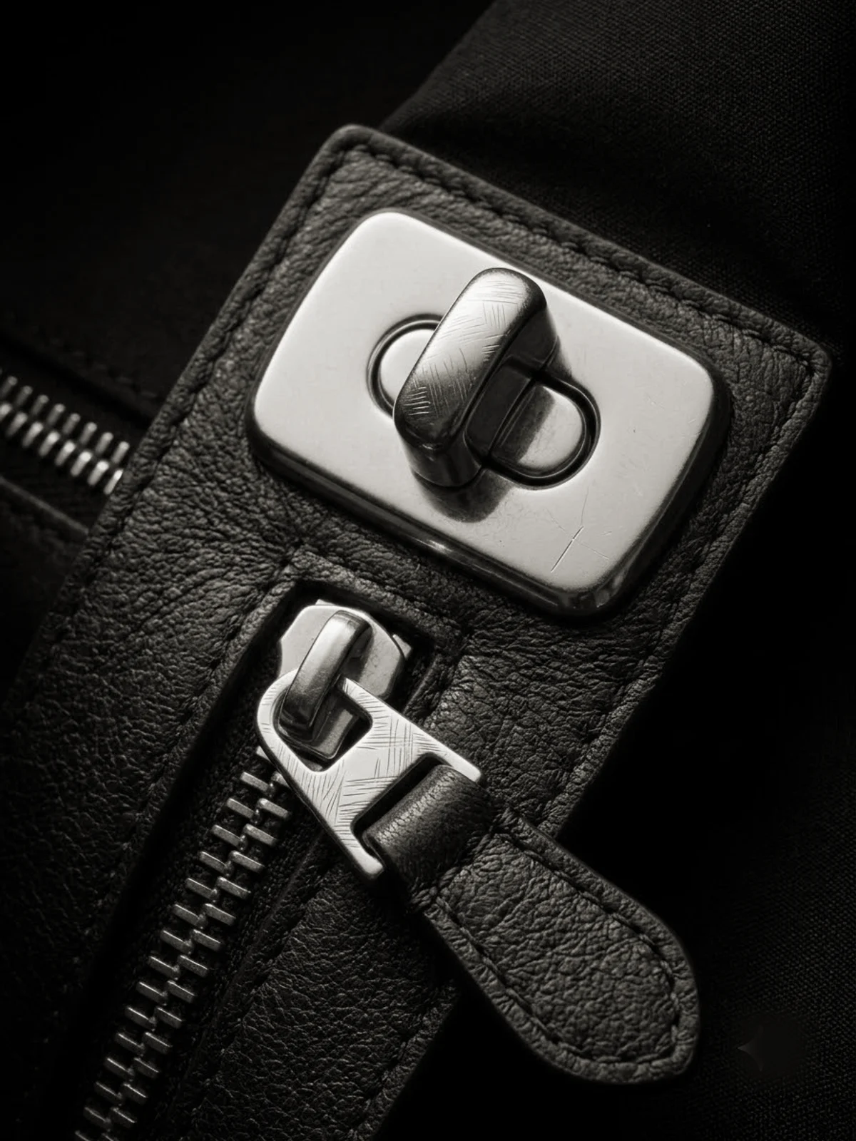 Hardware macro — weight, plating and engraving.