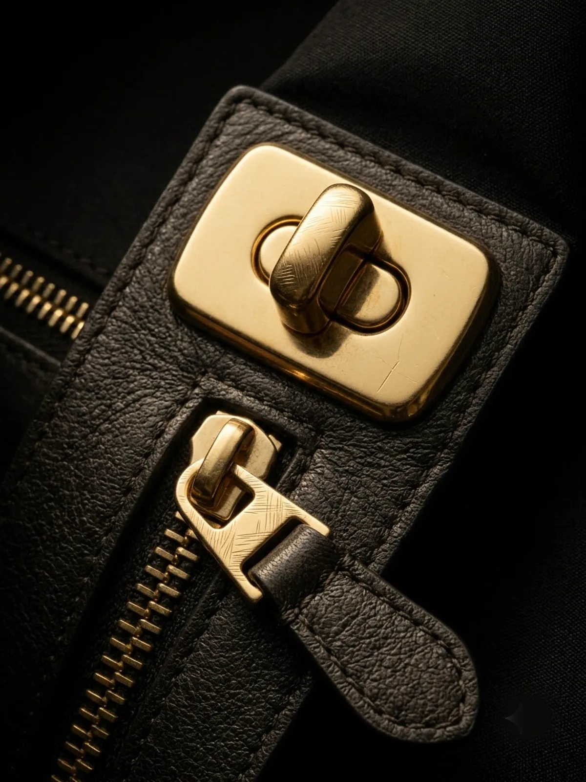Hardware macro — plating and engraving.